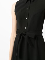 Thumbnail for your product : Paule Ka Belted-Waist Midi Shirtdress