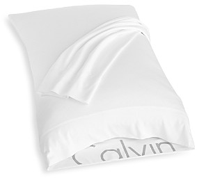 Calvin Klein Modern Cotton Jersey Body Solid King Pillowcase, Pair