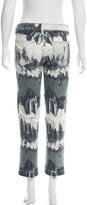 Thumbnail for your product : Tory Burch Printed Cropped Jeans w/ Tags