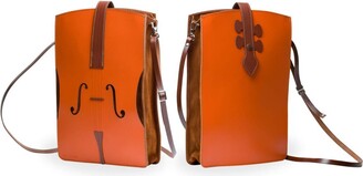 Dallaiti Design Women's Borsa Violino in Pelle E Tracolla in Cuoio  Messenger Bag - ShopStyle
