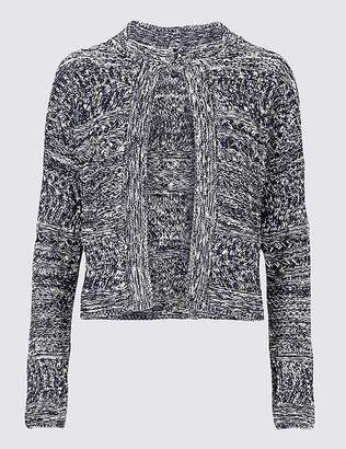 Marks and Spencer Cotton Rich Textured Trophy Cardigan
