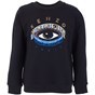 Thumbnail for your product : Kenzo Black Sweatshirt with Eye Embroidery