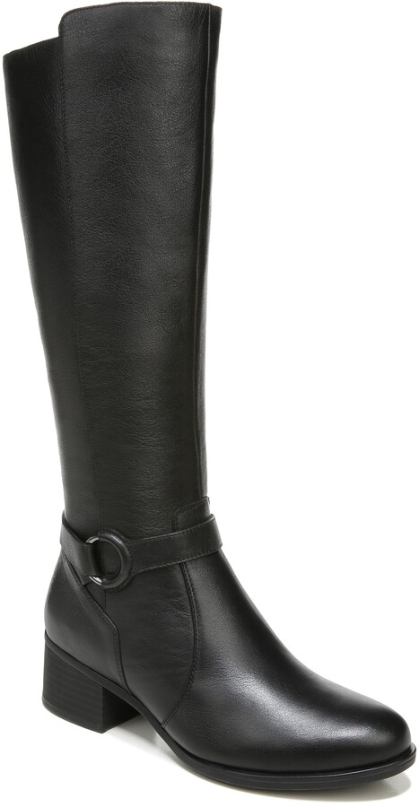 naturalizer boots wide calf