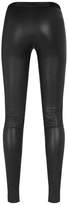 Thumbnail for your product : Alice + Olivia Front Zip Leather Leggings