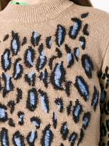 Thumbnail for your product : Kenzo leopard print knit sweater