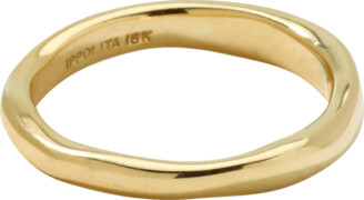 Ippolita Shiny Wide Squiggle Ring in 18K Gold