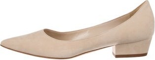 Manolo Blahnik Suede Crystal Embellishments Flats