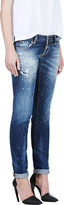 Thumbnail for your product : DSquared 1090 Dsquared2 Blue Slim Nonna Patch Wash Jeans
