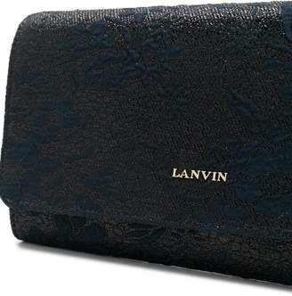 Lanvin floral jacquard shoulder bag