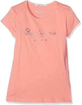 Pepe Jeans Girl's Carol Jr T-Shirt,(Manufacturer Size: 12)