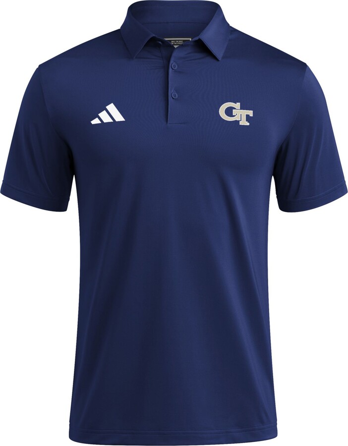adidas Men's Georgia Tech Yellow Jackets Navy Ultimate365 Mesh Polo, Small, Blue