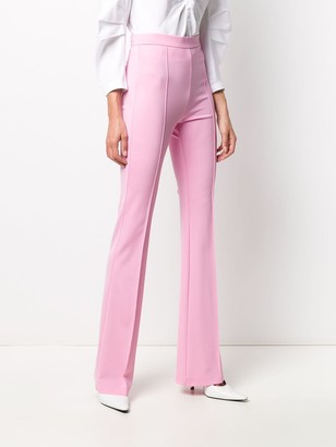 Pinko High-Waisted Flared Trousers