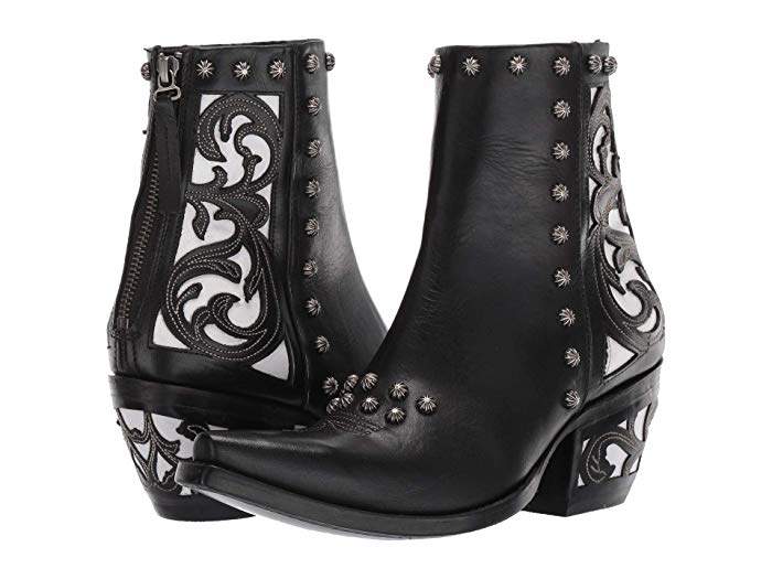 ariat stax studded wedge bootie