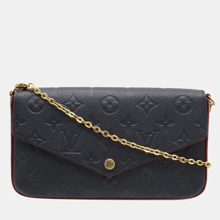 Louis Vuitton Felicie Pochette Spring in the City Monogram Empreinte  Leather - ShopStyle Clutches