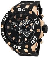 Thumbnail for your product : Invicta Men's Subaqua/Reserve Chronograph Black Dial Black Polyurethane 0918 Watch
