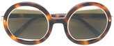 Thumbnail for your product : Marni Oversized Round Sunglasses