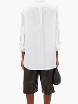 Thumbnail for your product : Palmer Harding Marcai Embroidered Point-collar Cotton-blend Shirt - White