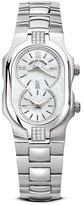 Thumbnail for your product : Philip Stein Teslar Small Signature Sport Stainless Steel and Diamond Case, 27mm