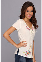 Thumbnail for your product : Scully Honey Creek Charisse Embroiderd Top
