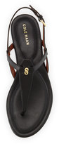 Thumbnail for your product : Cole Haan Violette II Leather T-Strap Sandal, Black