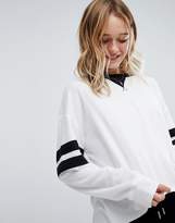Thumbnail for your product : Hollister Sporty Top With Sleeve Tipping