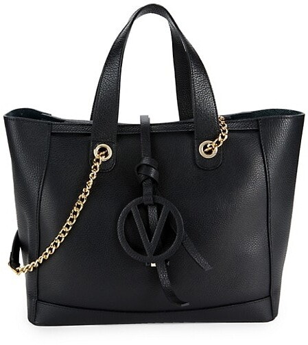 Valentino By Mario Valentino Sophie Two-Way Leather Tote - ShopStyle