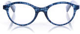 Thumbnail for your product : Eyebobs Soft Kitty Rounded Cat-Eye Readers, Blue Pattern