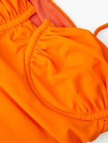Thumbnail for your product : Isa Boulder Nina Ruched Swimsuit - Orange