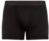 Thumbnail for your product : Sunspel Cotton Jersey Boxer Trunks - Mens - Black