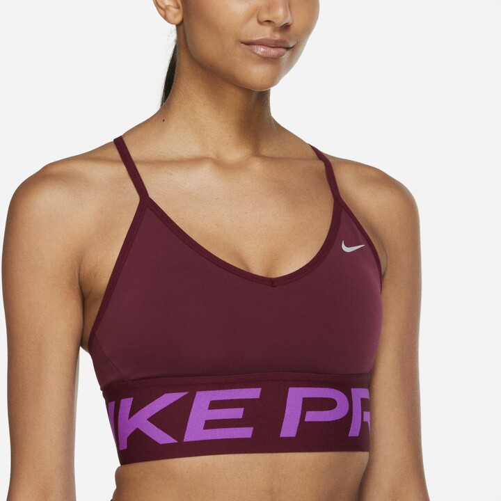 nike pro indy longline sports bra