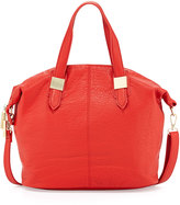 Thumbnail for your product : Violet Ray Convertible Faux Leather Satchel Bag, Coral