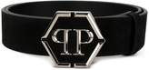 Thumbnail for your product : Philipp Plein logo buckle belt