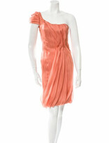 Thumbnail for your product : J. Mendel One-Shoulder Silk Dress