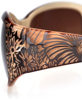 Thumbnail for your product : Wallis Brown Butterfly Print Sunglasses