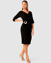Thumbnail for your product : SACHA DRAKE Women's Black Dresses - Cowl Tie Drape Dress