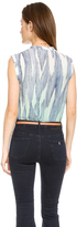 Thumbnail for your product : Rebecca Taylor EKG Print Top