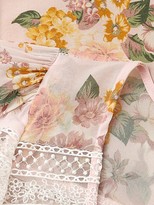 Thumbnail for your product : For Love & Lemons Isadora Lace-Trim Floral Dress