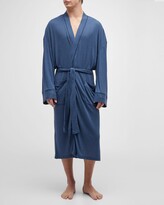 Thumbnail for your product : Majestic International Men's Soho Rib-Knit Kimono Robe