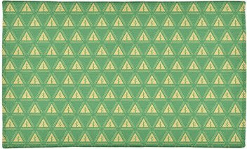 East Urban Home Minimalist Trees Green/Yellow Area Rug