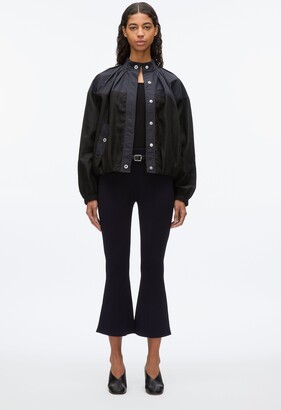 Blouson Track Combo Jacket in BLACK-MIDNIGHT