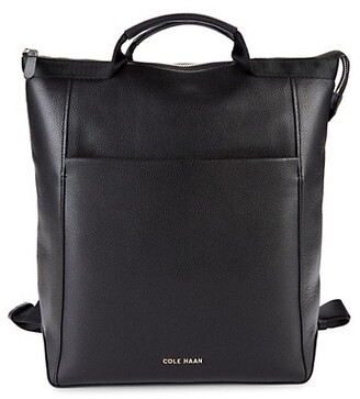 Cole Haan Leather Convertible Backpack - ShopStyle