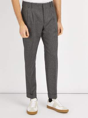 Paul Smith Pleated Wool Trousers - Mens - Grey