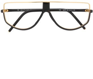 Gianfranco Ferré Pre-Owned 1990s Half-Moon Glasses