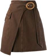 Thumbnail for your product : Nanushka Wrap Mini skirt