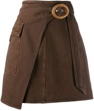 Nanushka Wrap Mini skirt