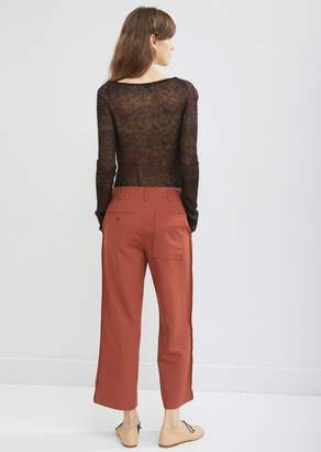Acne Studios Flared Leg Cropped Trousers