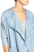 Thumbnail for your product : James Jeans Women's Drape Front Chambray Jacket