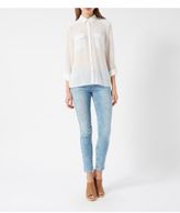 Thumbnail for your product : New Look Tall Cream Double Pocket Cuff Sleeve Shirt