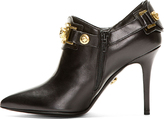Thumbnail for your product : Versace Black Leather MedUSA Medallion Ankle Boots