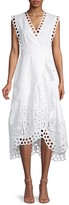 Thumbnail for your product : Rebecca Taylor Ariana Eyelet Wrap Dress
